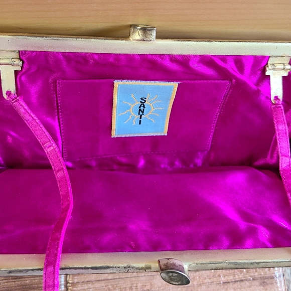 Pink Beaded Santi beaded handbag/clutch - Picture 6 of 12